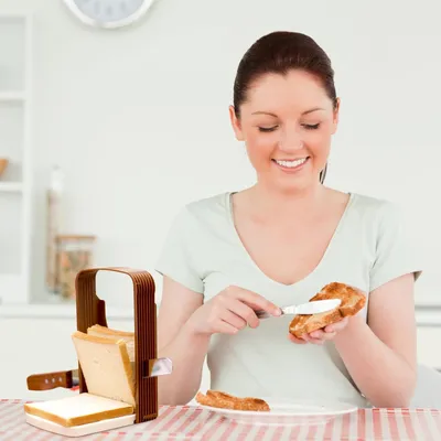 Produktbild von Koffiebraun Toastschneider Opvouwbar 4 Klingen