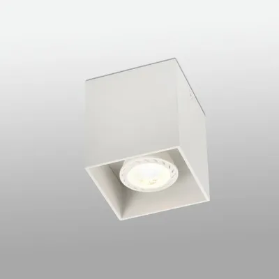 Image de Plafonnier blanc Tecto 1 ampoule