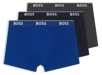 Produktbild von BOSS Herren Boxer Briefs, 3er Pack, New - Open Blue487, S