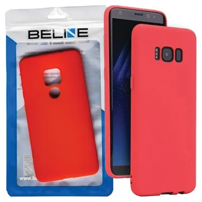Productafbeelding van BELINE telefoonhoesje voor de SAMSUNG S21 ULTRA, rood/rood