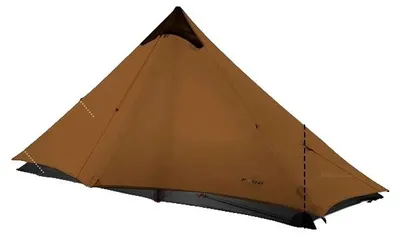 Produktbild von Trekkingzelt, ultraleicht, hoher Wasserdichtigkeitsindex, Braun-4 Saison