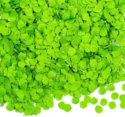 Produktbild von Hellgrünes rundes Papier Konfetti 1 cm Durchmesser 100g