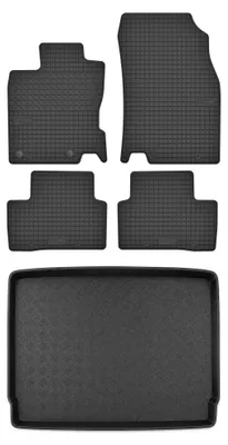 Obrázok produktu pre Gumové autokoberce SolidTread + vaňa kufra pre: Renault Kadjar 2015- SUV 5 ks