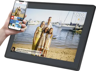 Produktbild von Denver PFF‑1515B Digitaler Fotorahmen Black