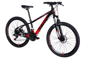 Produktbild von MTB Mercury Aluminium, 26", 145–170 cm, 21-Gang, Schwarz/Rot