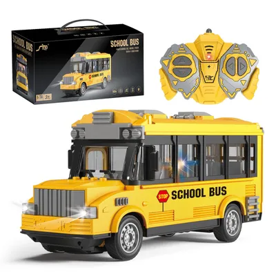 Produktbild von RC-Auto Ferngesteuerter Auto RC Car mit Lichtern 4 Kanal RC Bus Spielzeug 1:30