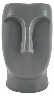 Produktbild von Dakls Keramik Duftlampe Gesicht Grau