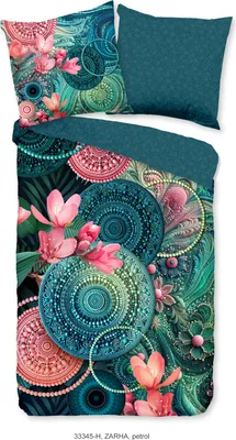 Produktbild von Duvet cover Hip 135x200 + 1* 80x80 cm - Mandalas and flowers