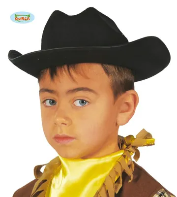 Produktbild von schwarzer Cowboy Hut für Kinder