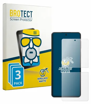 Produktbild von 3x BROTECT Entspiegelungs Schutzglas für Samsung Galaxy Z Flip 8 Schutzfolie Panzer Folie Glas Display Schutz matt
