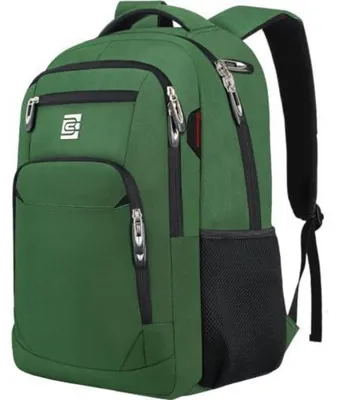 Produktbild von Laptop Rucksack Herren 18 Zoll Schulrucksack für Teenager Jungen Militärgrün 15.6 Zoll Wasserabweisend