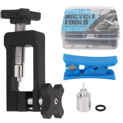 Obrázek produktu pro Nástroj pro nasazení jehly na mazání horských kol Nástroj pro nasazení hadice hydraulické kotoučové brzdy s řezákem