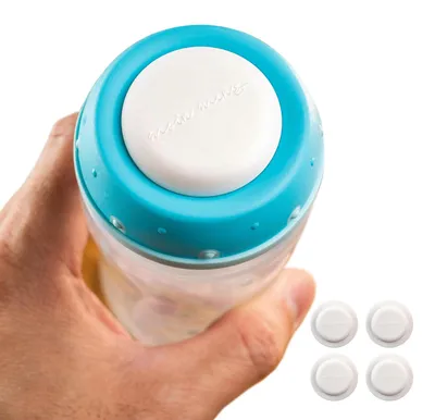 Image de moin minis 4 pièces set fermeture-couvercle pour biberons NUK