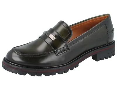 Produktbild von BAGATT Damen Slipper dunkelgrün Glattleder : 38 Schuhgröße: 38