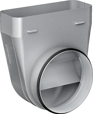 Produktbild von GAGGENAU Lüftungskanal Flachkanal Übergang rund 90° NW 150 Metall AD854032