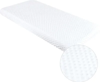 Produktbild von BABYLUX Spannbettlaken für Babybett Kinderbett MINKY 90x200cm Weiß