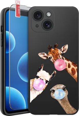 Zdjęcie produktu dla ETUI do iPhone 13 | 14 | WZORY | SILIKONOWE MATT CASE + SZKŁO 9H