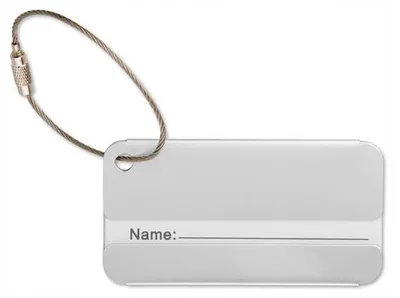 Produktbild von Mid Ocean Taggy Gepäckanhänger Aluminium Metallkabel