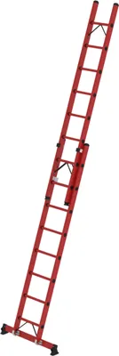 Produktbild von Munk Sprossen-Schiebeleiter 2-teilig GFK mit nivello®-Traverse 2x8 Sprossen