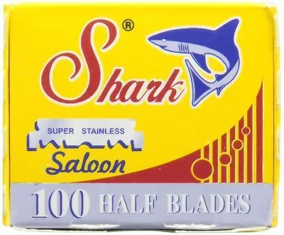 Produktbild von Razor Blades Club 100 Single-Edge-Rasierklingen Shark Super Stainless