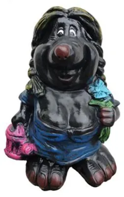 Image de Design Maulwurf Fräulein Farten Deko Figur Statue Skulptur Figur Dekoration