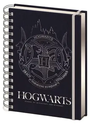 Produktbild von Harry Potter - Hogwarts Wappen-Notizbuch, A5 CD2483 (Einheitsgröße) (Schwarz)