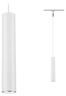 Image de U-Rail Rails Suspension Catalejo Chrome, Blanc Mat
