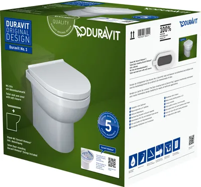 Produktbild von Duravit Duravit No.1 WC-Set bodenstehend 510x386x465 mm , 41840900A1