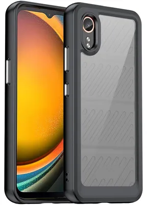 Produktbild von Mobigear Crystal Schutzhülle für Samsung Galaxy Xcover 7 – Hartschalen-Rückseite – Schwarz