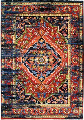 Image de Tapis d'Orient avec motif ancestral tissé MADAL