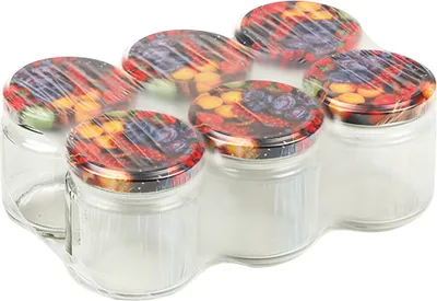 Produktbild von Einmachglas 210 ml, rund, 6er Set