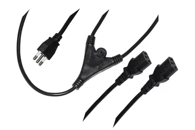 Image de LINK LKITX2 Câble d'alimentation Noir 1,7 m 2 x coupleurs C13