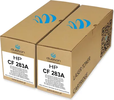 Obrázok produktu pre 2x CF283A, 83A Tonerová kazeta čiernej farby kompatibilná s HP Laserjet M125 M126 M127F 201 225