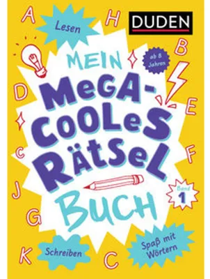 Obrázek produktu pro Mein megacooles Rätselbuch - Lesen | Schreiben | Spaß mit Wörtern - ab 8 Jahren - Band 1