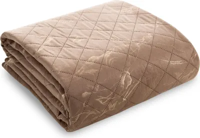 Produktbild von Steppdecke LUIZ 6 170x210 cm dunkelbeige gold