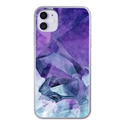 Produktbild von MuchoWow® Handyhülle Schutzhülle Hülle für iPhone 11 Mineralien - Naturstein - Kristalle Silikon Softcase Handy Hülle - Handytasche