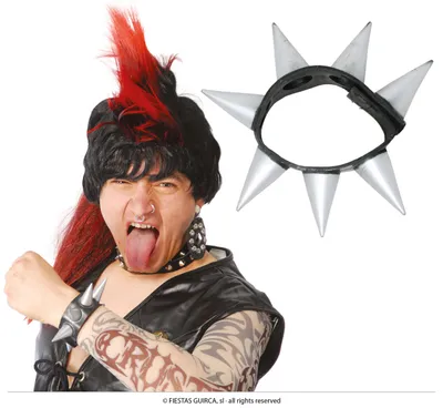 Productafbeelding van Spijkerarmband voor punkers en rockers uit de jaren '80