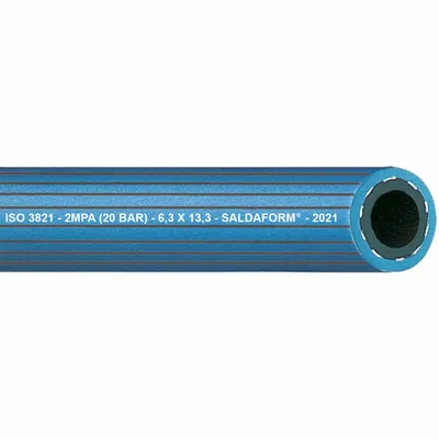 Produktbild von Sauerstoffschl.SALDAFORM®/BLAU ID6,3mm Wandst.3,5mm gerieft AD13,3mm L.50m