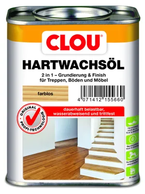 Produktbild von CLOU Hartwachs-Öl flüssig farblos 0,75 l