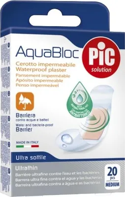Image de Pic Aquabloc Waterproof Plasters Medium 20 Units
