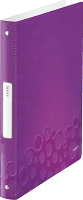 Produktbild von Leitz WOW, A4, Polypropylen (PP), Metallisch, Violett, 200 Blätter, 2,5 cm, 257 mm