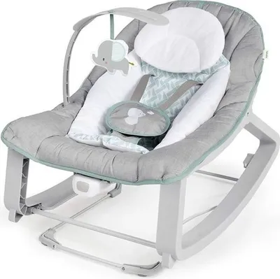Produktbild von Babywippe, Ingenuity Keep Cozy Weaver, 3 Positionen, Ab Geburt bis 18kg, mit Spielbogen & Plüschtier