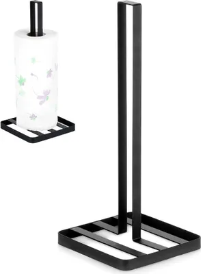 Obrázek produktu pro Stojan na papírové ručníky kovový černý MISTY 32,5 cm