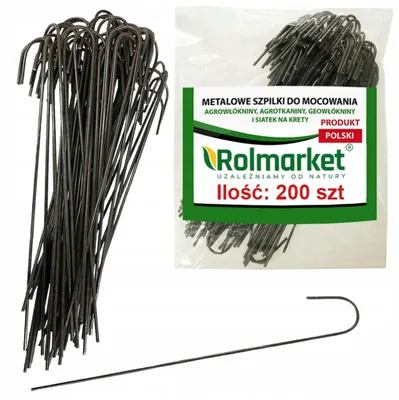 Produktbild von Rolmarket J-Form Metallanker 25cm für Geotextil 200 Stück