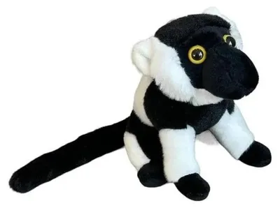 Obrázek produktu pro Ziki černobílý lemur, varianta 14 cm – Dubi