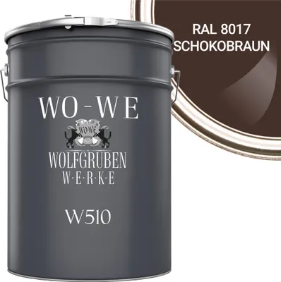 Produktbild von Dachfarbe Sockelfarbe Dachbeschichtung W510 Schokobraun RAL 8017 - 20L