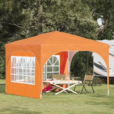 Imagen del producto de Maison Exclusive - Tienda pop-up, carpa para fiestas, 290 x 290 x 245 cm, color naranja