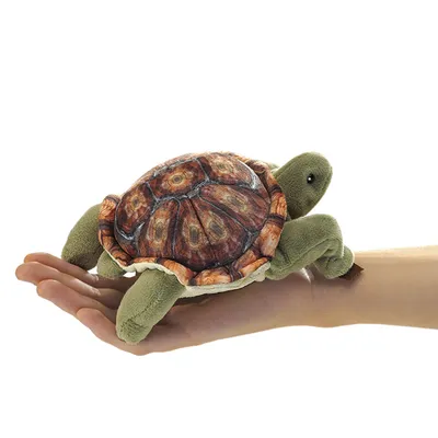 Produktbild von Folkmanis 2778 Fingerpuppe Landschildkröte