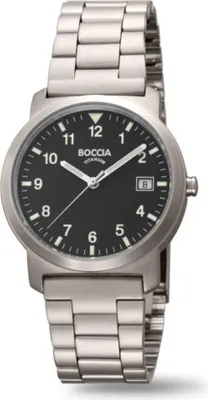 Produktbild von Boccia Titanium 3630-03 Uhr Herrenuhr Titan Datum silber