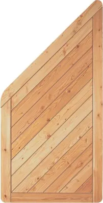 Produktbild von T&J SKAGEN Sichtschutzzaun Lärche 90 x 180/90 cm